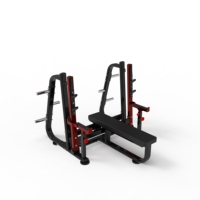 Banc de musculation plat professionnel stable pour presse pectorale, idéal pour la salle de sport et l'entraînement à domicile