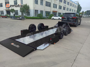 Remorque hydraulique pour <span class=keywords><strong>voiture</strong></span>, SUV, transporteur de course, plateau inclinable à profil bas, télécommande sans fil, <span class=keywords><strong>remorquage</strong></span> robuste, transporteur de sport automobile - Product Image 1