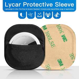 Housse de protection adhésive pour <span class=keywords><strong>Airtag</strong></span>, étui autocollant, support adhésif, manchon de protection uni pour télécommande de <span class=keywords><strong>TV</strong></span>, bagages, vélo, voiture, ordinateur portable - Product Image 3