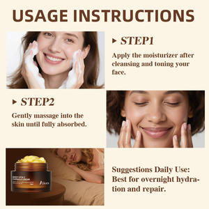 Crème <span class=keywords><strong>Visage</strong></span> Anti-Âge Gel Transparent Anti-Rides Hydratation Profonde Vitamine C Capsule Boba Crème <span class=keywords><strong>Visage</strong></span> - Product Image 3