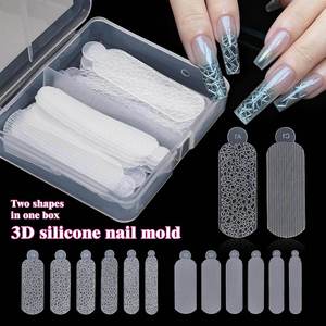 Moldes <span class=keywords><strong>de</strong></span> Silicona 3D para <span class=keywords><strong>Uñas</strong></span>, Almohadillas <span class=keywords><strong>de</strong></span> Gel Reutilizables con <span class=keywords><strong>Diseños</strong></span> <span class=keywords><strong>de</strong></span> Rosa, Copo <span class=keywords><strong>de</strong></span> Nieve, Ondulado, Lineal, Serpiente, <span class=keywords><strong>Leopardo</strong></span>, <span class=keywords><strong>Cebra</strong></span> <span class=keywords><strong>y</strong></span> Diamante - Product Image 2
