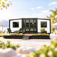 Système électrique pré-câblé pour maisons conteneurs, aménagement multi-chambres, maison conteneur modulaire préfabriquée, cabane de villégiature écologique