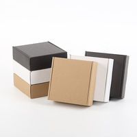 Boîte en carton ondulé écologique, recyclable et durable, personnalisée avec logo imprimé, pour vêtements, chaussures, sous-vêtements, boîte d'expédition en gros