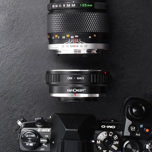 Bộ Chuyển Đổi Ngàm Ống Kính Thủ Công Khái Niệm K & F Tương Thích Với Ống Kính Ngàm Olympus Zuiko OM Sang Máy Ảnh Ngàm MFT M4/3 Micro Bốn Phần Ba - Product Image 3