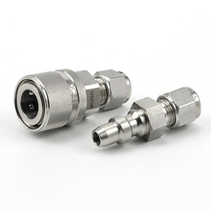 Conector Rápido Hikelok de Fábrica, <span class=keywords><strong>6000</strong></span> LB, 1/4\", Acero Inoxidable 316, Conector Rápido de Gran Flujo, Hembra NPT de 1/4\" - Product Image 1