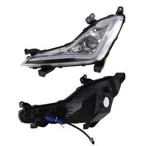 New <span class=keywords><strong>LED</strong></span> DRL sương mù đèn bìa với tín hiệu lần lượt cho Hyundai <span class=keywords><strong>Elantra</strong></span> Sedan 2014 2015 2016 ban ngày Chạy ánh sáng - Product Image 5