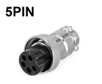 Connecteur de câble circulaire étanche en métal pour aviation GX20 5 broches, mâle et femelle, pour équipement industriel, alimentation et vidéosurveillance