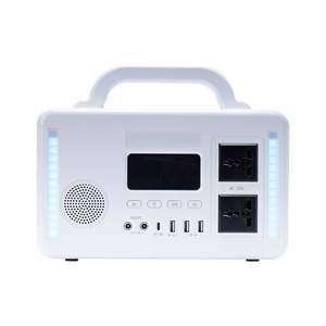 Station d'alimentation portable pour le camping en plein air, 300W, onde sinusoïdale pure, générateur solaire au lithium 192Wh avec audio Bluetooth, source solaire - Product Image 2
