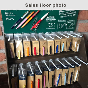 Mini stylo à bille compact en plastique avec d'excellentes performances d'écriture Largeur de 0.5mm - Product Image 6