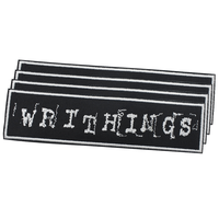 Pas de minimum de lettres personnalisées patchs fer sur patch patch de broderie personnalisé