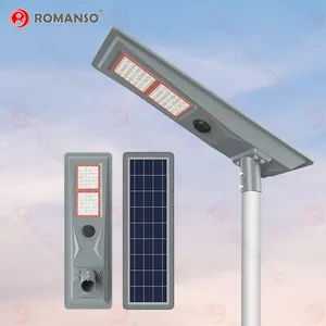 CE Outdoor IP65 Waterproof Motion Sensor All in One Integrated Garden L amp Solar Power LED Street Light