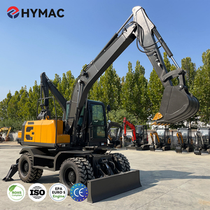 Excavatrice mobile sur roues de 13-15 tonnes avec cabine fermée et climatisation pour travaux de terrassement et de construction (7 tonnes, 21 tonnes, 18 tonnes, 15 tonnes, 12 tonnes, 1 tonne) - Product Image 3
