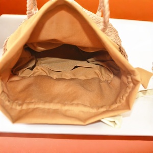 Bolso de mano de paja trenzado ecológico para mujer, estilo casual, de moda de verano, tipo cesta de verduras, para vacaciones - Product Image 6