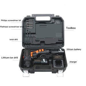 Tuốc nơ vít điện 12V 18V không dây công cụ thiết lập với bộ sạc nhanh và thêm pin để sử dụng liên tục - Product Image 1