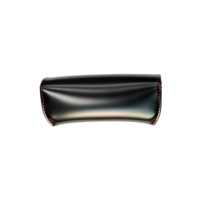 Étui à lunettes en cuir fait main 2053 étui à lunettes de soleil semi-dur en PU avec emballage élégant accessoire de mode