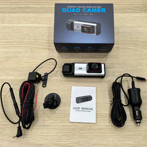 Cámara para Auto 1080P con Triple Lente Delantera y Trasera, WiFi, Grabación en Bucle, Gran Angular de 140 Grados, DVR para Auto de 12V con Soporte para Tarjeta TF - Product Image 1