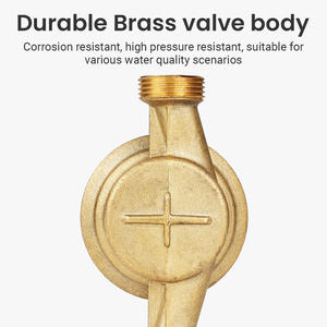 1/2 inch, 1,5 m³/u R80 enkelvloeistof, volledig koperen schroefverbinding huishoudelijke koud- en warmwatermeter - Product Image 3