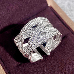 Anello Geometrico alla Moda T0630, Placcato in Argento 925, Gioiello Unisex Moderno da Regalo - Product Image 3