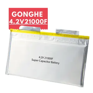 Prezzo diretto di fabbrica Made in China condensatore solare batteria 4.2v 21000f supercondensatore per lampione solare