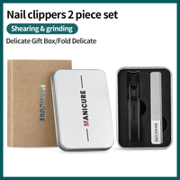 Ensemble d'outils de manucure en acier à poudre de haute qualité avec coupe-ongle d'ouverture de mâchoire Ultra large