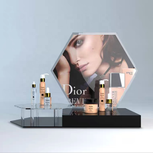 Soporte de exhibición acrílico personalizado para cosméticos, organizador de almacenamiento de maquillaje para <span class=keywords><strong>Mac</strong></span>, gafas de pestañas, esmalte de uñas, lápiz labial - Product Image 6