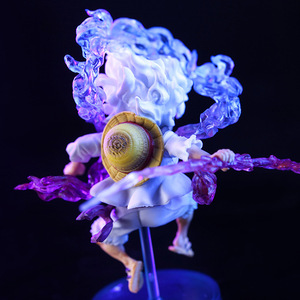 Anime di alta qualità 10cm per <span class=keywords><strong>un</strong></span> pezzo di Action Figure ingranaggio 5 scimmia <span class=keywords><strong>D</strong></span>. Luffy Nika <span class=keywords><strong>uomo</strong></span> PVC statua squisita 10cm ornamenti giocattolo - Product Image 3