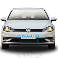 Luces de Circulación Diurna en Forma de U Fáciles de Modificar CQL, Faros Delanteros Bi-LED con Proyector Láser G5 y DRL LED para Golf 7.5 18-22