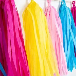 Colorful Paper <strong>Tassel</strong> Ribbon Decoration Party <strong>Balloon</strong> Decoration Birthday Wedding Scene Supplies Toy Paper <strong>Tassel</strong> - Product Image 3
