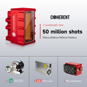 เครื่องกำจัดขนด้วยเลเซอร์ไดโอด DFLASER 1000W ไทเทเนียม แพลตตินัม ไอซ์ ดูอัล คอนเนคเตอร์ อุปกรณ์เสริมความงาม 755+808+940+<span class=keywords><strong>106</strong></span> - Product Image 4
