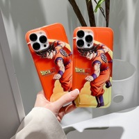 Coque de téléphone pour IPhone 14 13 Pro Max, dessin animé Orange, Goku, Fashion, brillant, IMD, couverture arrière, offre spéciale, nouveauté, vente en gros