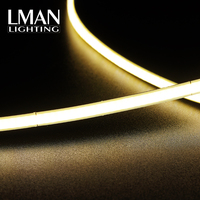 Bande LED COB ultra-étroite de 5 mm de largeur de circuit imprimé, 24 V CC, 480 LED/m, avec fonction de découpe, CRI élevé 90, garantie 5 ans