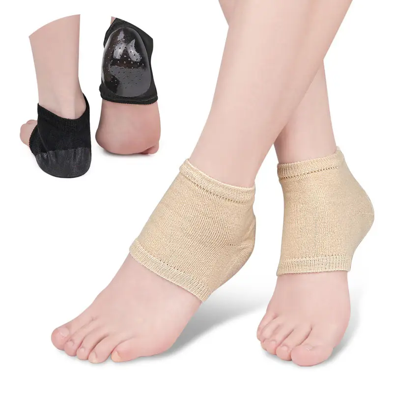 Hot Sale Heel Feuchtigkeit spendende Socken Open Toe Socken Cracked Gel Fuß Toeless Heel Repair Fersen socken für Frauen Dry Hard Cracked Feet