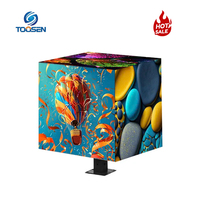 Personalizzato ad alta risoluzione P2.5 P3 P4 cubo interno Display a LED impermeabile IP65 pubblicità Multi-lato per supermercati al dettaglio