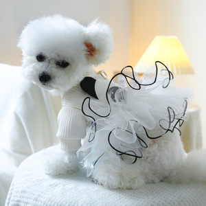 PETCIRCLE Pet Circle Spring and Autumn Pet Clothing Small Dog Puppy <b>Cat</b> <b>Clothes</b> Panda Tutu Skirt - Product Image 2
