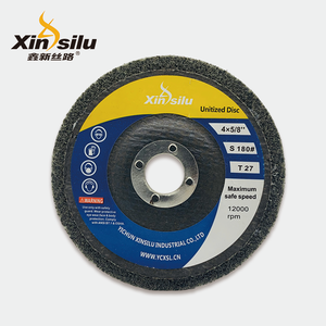 <span class=keywords><strong>Disque</strong></span> de polissage non tissé unitaire de 4 po x 5/8 po pour le meulage de l'acier inoxydable et des métaux - Product Image 5