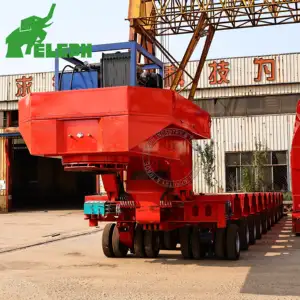 重型多轴模块化卡车拖车重型低载重250吨12线轴液压模块化拖车