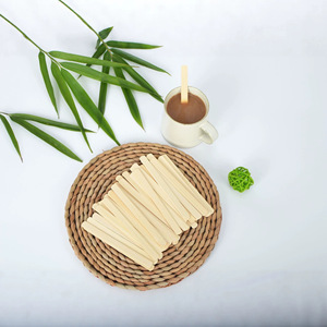 Agitateurs à café en bambou Bamboo Saint, 1,3 mm, biodégradables, pour boissons chaudes, pack en gros - Product Image 1