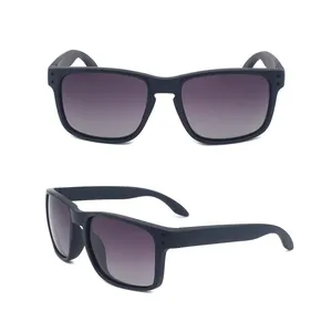 High Quality Mens Black Square Polarized Fishing Glasses Sunglasses Custom Logo