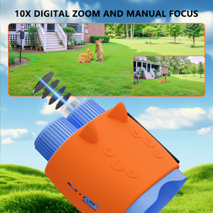 Nouvelles <span class=keywords><strong>jumelles</strong></span> 2025 <span class=keywords><strong>avec</strong></span> caméra 10X, <span class=keywords><strong>photo</strong></span> et vidéo 1080P HD, infrarouge 5W, pour enfants explorer le monde naturel - Product Image 3