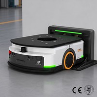 Robot logistique robuste de 500 kg avec navigation laser SLAM, AMR avec accueil et charge automatiques pour une opération ininterrompue