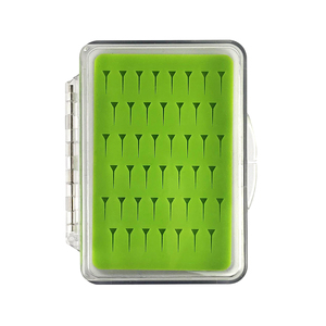 Caja de Pesca Super Mini 09A-G090B-SF con Inserto de Silicona Triangular Verde, Material ABS para Uso en Arroyos, Lagos y Ríos - Product Image 2