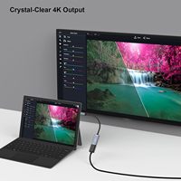 Adaptateur BENFEI Mini vers HD MI 4K 60Hz, adaptateur Thunderbolt 2 vers HD MI, connecteurs plaqués or, boîtier en aluminium