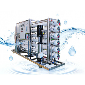 เครื่องกรองน้ำระบบ Reverse Osmosis ระดับอุตสาหกรรม พร้อมปั๊ม PLC 10000 ลิตร/ชั่วโมง ระบบกรองน้ำบริสุทธิ์สำหรับการผลิตเครื่องดื่ม - Product Image 1