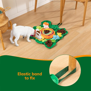 Alfombra olfativa para perros, juguete interactivo tipo rompecabezas para mascotas pequeñas y grandes, para comer lentamente, entrenamiento de forrajeo, almohadillas olfativas para mascotas - Product Image 6