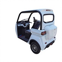Camionnette électrique à trois roues en acier motorisée avec moteur 60V, capacité de charge de 400 kg pour le transport de marchandises