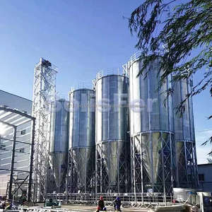 Silo de stockage de grains en acier de 10000 tonnes pour le stockage de granulés - Product Image 6