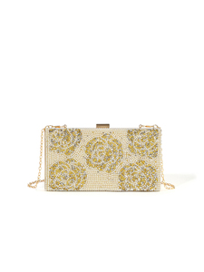 Sacs de soirée de luxe Bell de haute qualité à motif carré pour femmes, sacs à bandoulière, sacs sous le bras, ensembles de chaussures de créateur de marque pour mariage - Product Image 2