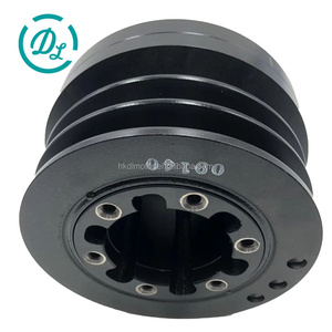 EexcavaStart Crankshaft <b>Pulley</b> 8-97172040-0 for 4BG1 Engines - Durable 3-Groove Fits Hitachi ZX120 EX120 - Product Image 2