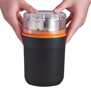 เครื่องบดกาแฟไฟฟ้าอัตโนมัติสแตนเลสสำหรับเมล็ดกาแฟและถั่ว เครื่องใช้ในครัวเรือนพร้อมใบมีดสแตนเลส - Product Image 2