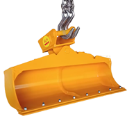 Godet hydraulique inclinable SLN pour excavatrice de 5-6 tonnes - Équipement de location pour la réparation des bords de route et des fosses de canalisation